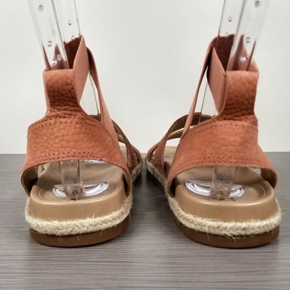 Lucky Brand Dilane Sandals, Canyon Clay Embossed Nubuck, Womens Size 6.5 M / 37 - Picture 5 of 11